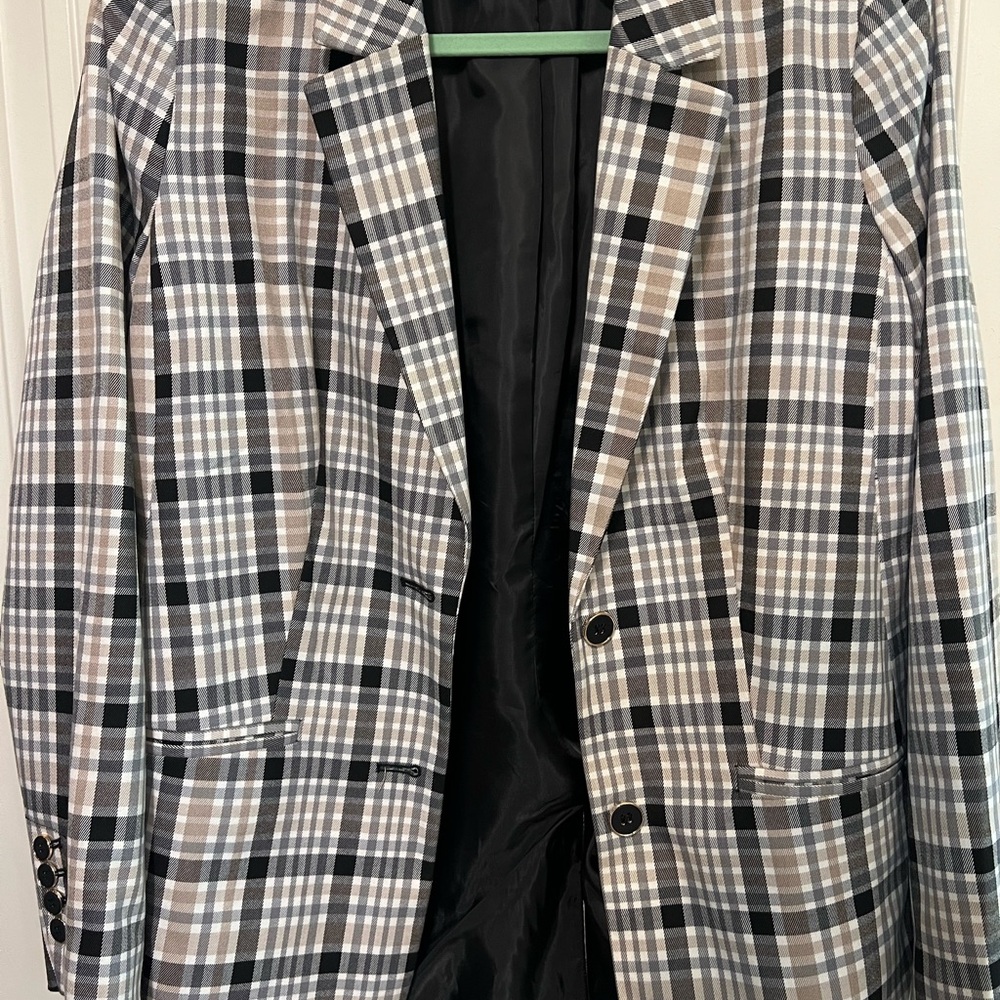 Plaid Blazer Jacket